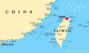china taiwan map