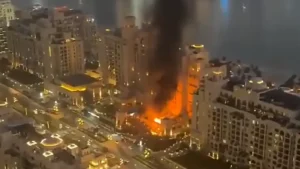 Iranian Shahed Drone Strikes The Us Consulate In Dubai, Uae; Fire Breaks Out 1 9E409D1A39 05