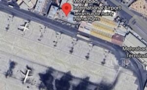 Mehrabad International Airport aerial view, Tehran