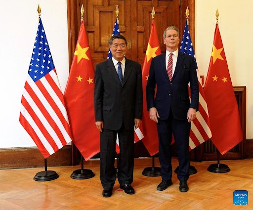 US–China Trade Talks Resume as Bessent Meets Chinese Vice Premier in France Ahead of Trump–Xi Summit
